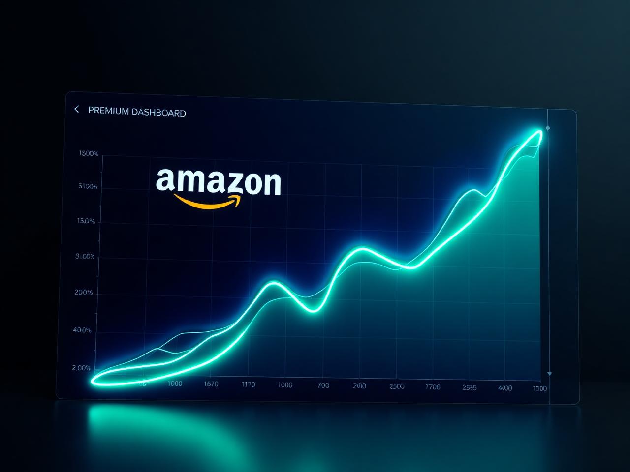 AmzBot AI dashboard showing sales trending upward